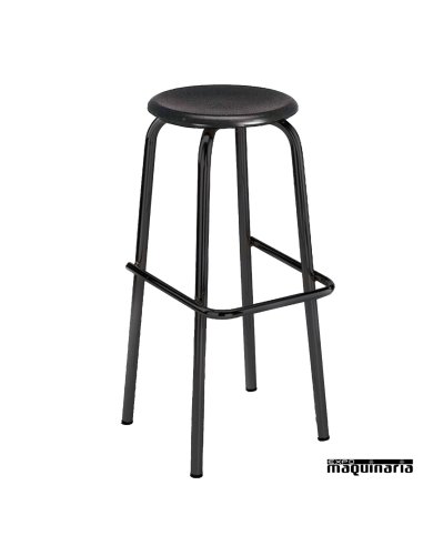 Taburete 5R16SM de tubo acerado asiento SM