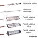 Asador Rodizio gas con quemador superior SVRODIZIOAG13