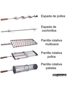Asador Rodizio gas con quemador superior SVRODIZIOAG13 2