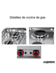 Cocina gas 2 fuegos fondo 60 SVCG2F 2