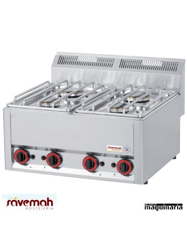Cocina gas 4 fuegos fondo 60 SVCG4F