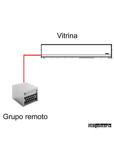 Vitrina tapas frías 8 platos INVEB8CC cristal curvo
