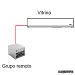 Vitrina expositora fría 9 platos INVEB9CP cristal plano