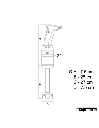 Brazo triturador velocidad fija EDTVF250