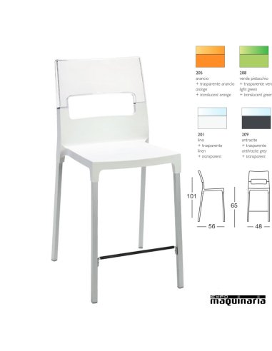 Taburete hostelería media altura SBDIVA65