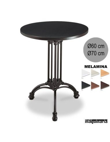 Mesa hostelería bar redonda 3R61ME