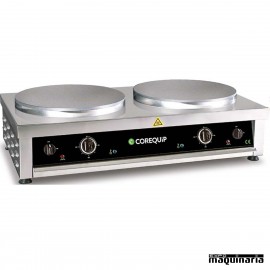 Crepera eléctrica doble hostelería CLCRD240