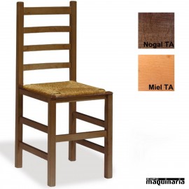 Silla cafeteria madera 1T205-A Asiento Anea