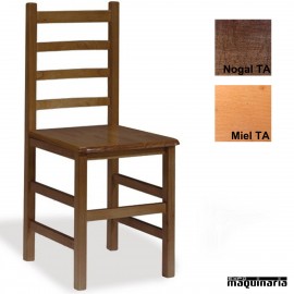 Silla madera ECO 1T205 asiento madera