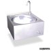 Lavamanos de pared no manual  en acero inox.  061202