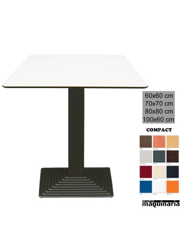 Mesa de bar 3R68 COMPACT Blanco