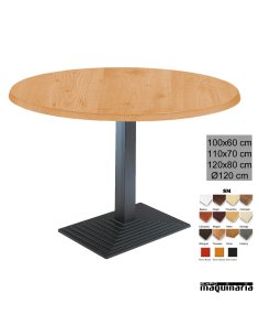 Mesa bar hostelería 3R69SM rectangular 2