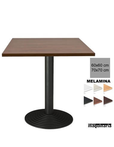 Mesa cuadrada bar 3R70MEC hostelería