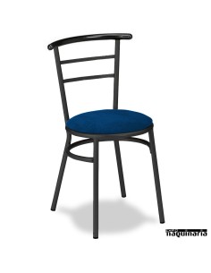 Silla Bar tapizada tubo acero 1R01TAP apilable 2