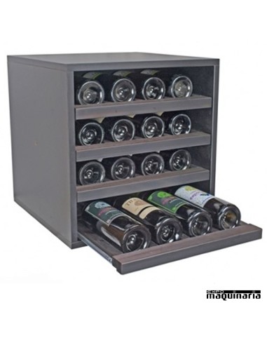 Armario para vino neutro MERLOT mini 16 botellas