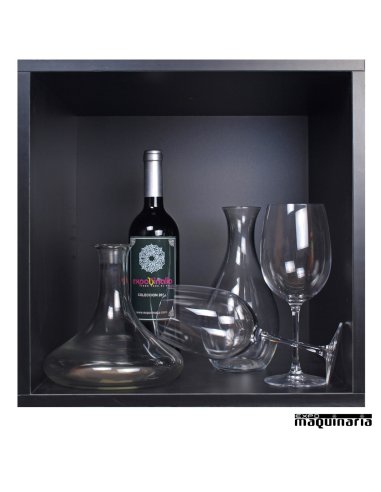 Armario para vino neutro en cruz MONASTRELL mini 16 botellas