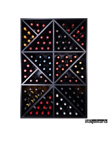 Armario para vino neutro MERLOT Super para 124 botellas