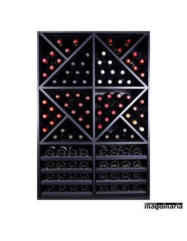 Armario para vino neutro MERLOT Super para 112 botellas