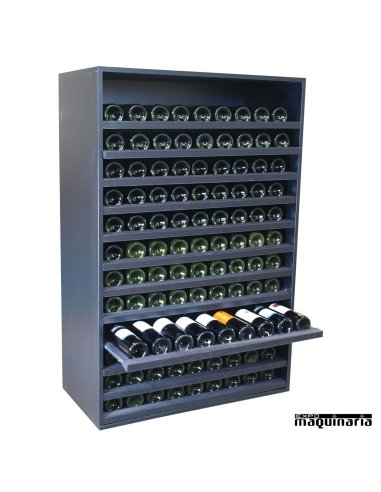 Armario para vino neutro MERLOT Super extraible para 108 botellas