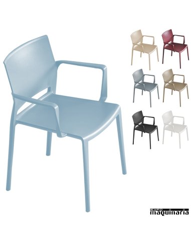 Sillón apilable terraza hostelería AGNIZAB