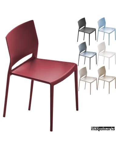 Silla terraza hostelería apilable AGNIZA