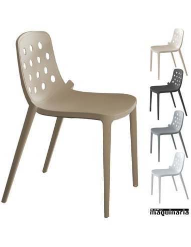 Silla hostelería terraza apilable AGCARLO