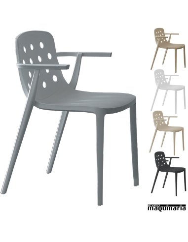 Sillón hostelería apilable terraza AGCARLOB