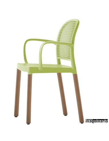 Sillón apilable hostelería bar AGMONACOBW terraza