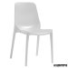Silla apilable hostelería AGGINEBRA terraza blanco
