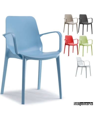 Sillón terraza apilable hostelería AGGINEBRAB
