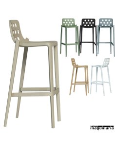 Taburete apilable AGCARLOT hostelería