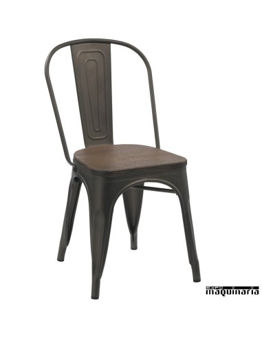 Silla hostelería vintage AGANTIK5816BR