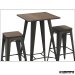 Taburete hierro vintage AGANTIK5046BR  hostelería