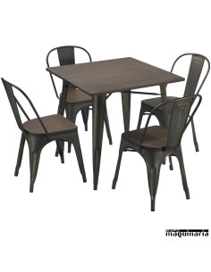 Mesa hierro vintage hostelería AGT1408 2
