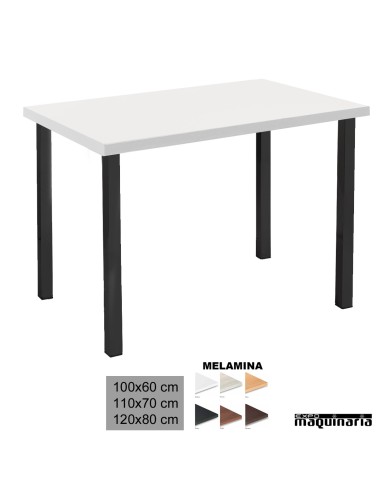 Mesa hostelería 3R04MERECT melamina apilable