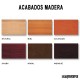 Colores Madera Taburete para interior de hosteleria 5R55M de madera