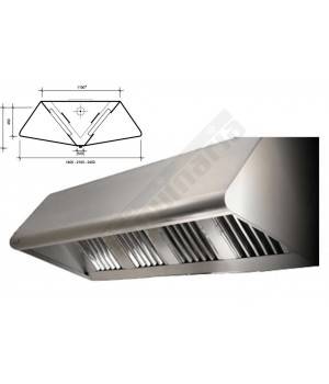 campanas extractoras pared monobloc 1200 cm largo
