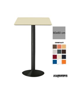 Mesa hostelería alta cuadrada 3R034COC