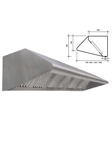 campanas extractoras pared Basic 1000 cm largo