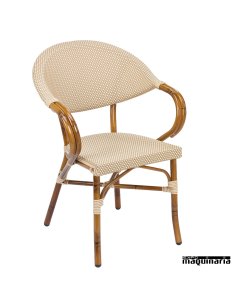 Sillon bar Aluminio 2R62 apilable 2