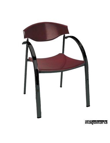 Sillón bar apilable 2R45MA madera