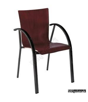 Sillón tubo acerado 2R46AC apilable