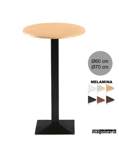 Mesa Alta redonda 3R96MER bar