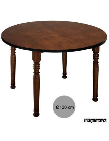 Mesa madera bar 1R8R redonda