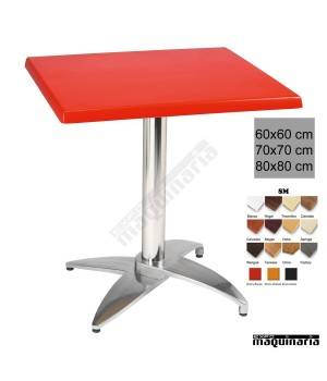 Mesa bar terraza 4R46SMC aluminio