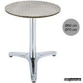 Mesa inox hostelería 3R83IR redonda