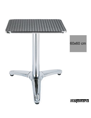 Mesa inox bar 3R83ALC cuadrada