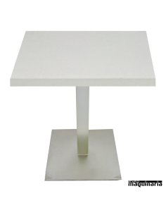 Mesa bar cuadrada 3R23MEC hostelería Melamina color Wengué 2