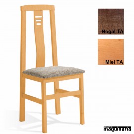 Silla madera tapizada 1T089