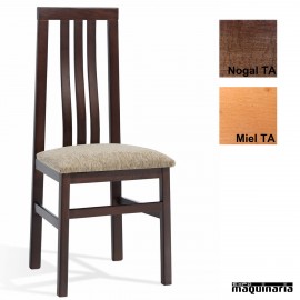 Silla bar madera tapizada 1T091